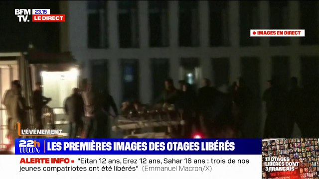 Israël: arrivée à Tel-Aviv d'un premier groupe d'otages libérés par le Hamas ce lundi