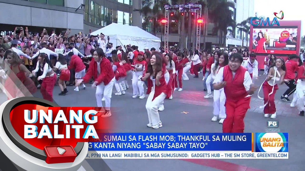Marian Rivera, sumali sa flash mob; Thankful sa muling pagsikat ng kanta niyang "Sabay Sabay Tayo" | UB