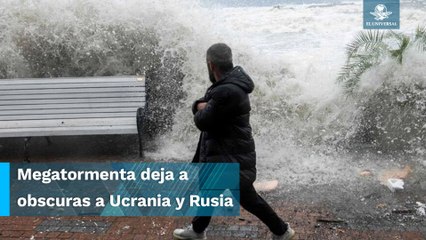 Megatormenta provoca olas gigantes en Rusia y Ucrania; hay cuatro muertos
