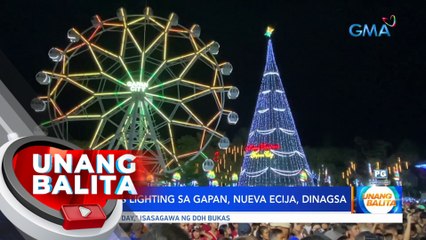 Christmas lighting sa Gapan, Nueva Ecija, dinagsa | UB