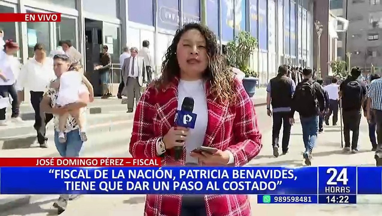 Patricia Benavides: José Domingo Pérez pide su salida del Ministerio Público