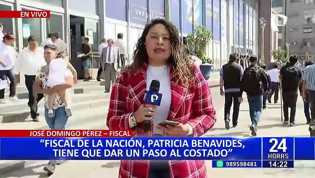 Patricia Benavides: José Domingo Pérez pide su salida del Ministerio Público