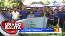 Ilang Sparkle artist, nakibahagi sa tree-planting activity ng GMA & Nestlé Philippines | UB