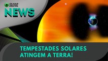 Tempestades solares atingem a Terra! | 27:11:2023 | #OlharDigital