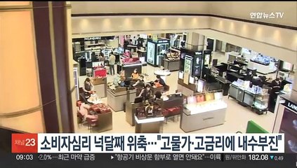 소비자심리 넉 달째 위축…"고물가·고금리에 내수부진"