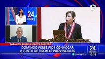 Patricia Benavides: José Domingo Pérez pide su salida del Ministerio Público