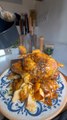 CHAPON RÔTI EN CRAPODINE  #chapon #volaille #roti #roasted #cuisine #recette #volaille #noel #fete #christmas #recipe #recipes #easyrecipe #jus #sauce #poulet #chicken