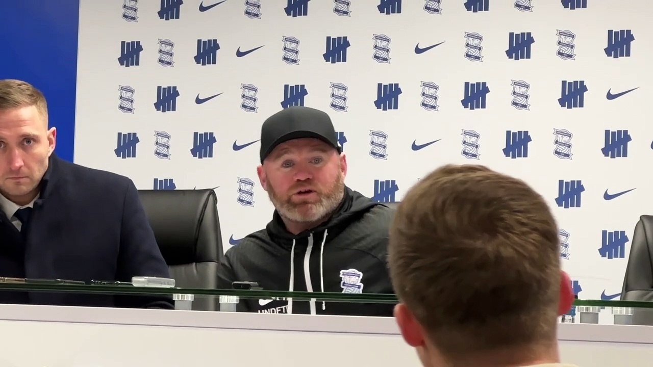 Wayne Rooney praised Sheffield Wednesday's first half press after Birmingham City win