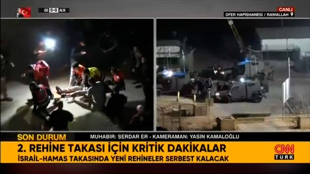 İsrail ile Hamas arasındaki ikinci rehine takası öncesinde saldırı