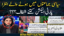 How transparent are intra-party elections in political parties?
