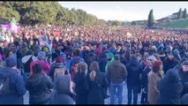 Marea umana a Roma alla manifestazione contro la violenza sulle donne