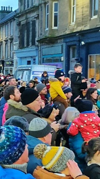 Nairn Christmas light switch on 2023