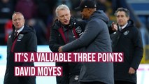 It's a valuable three points - David Moyes