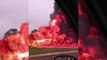 Imagens impressionantes mostram caminhão tomado pelas chamas após acidente na BR-277 em Cascavel