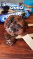 4_Oreo pops Du får ut ca 5-6 st ur detta recept öka mängden för fler Du behöver  1 dl Grekisk yoghurt 12 msk Slät jord