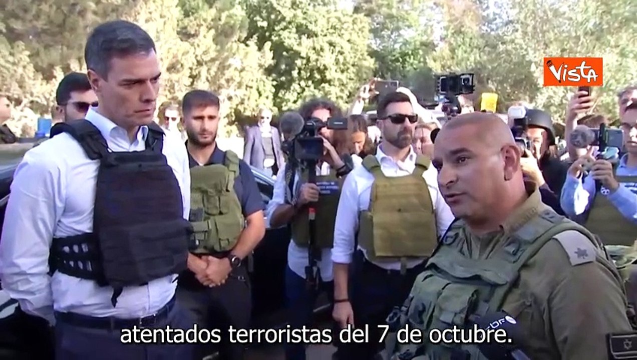 Il premier spagnolo Sanchez: "Israele fermi il massacro a Gaza"