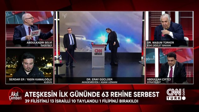 Rehine takasında neler yaşandı? İsrail'in geçici ateşkesi tuzak mı? Futbolun yıldızları nasıl dolandırıldı? Akıl Çemberi'nde konuşuldu