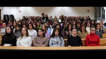 Milano, il Flash Mob organizzato all'Universit? Statale per la Giornata mondiale contro la violenza sulle donne