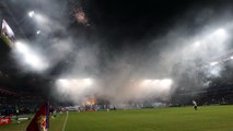 Kraków - kibice podczas meczu Wisła Kraków - GKS Katowice