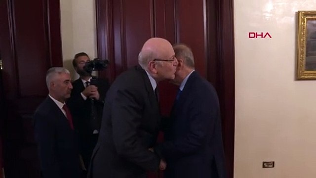 İSTANBUL-CUMHURBAŞKANI ERDOĞAN, LÜBNAN BAŞBAKANI'NI KABUL ETTİ