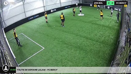 Faute de SOFIANE LALAM - FC BERCY