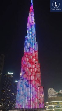 Burj Khalifa Beautiful Night View Worth Watching #dubai #beautiful #burjkhalifa #viral #travel
