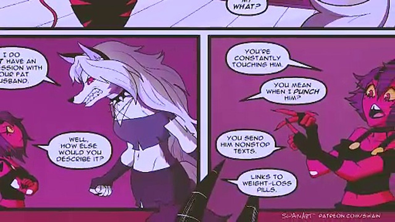 Romantic Comics Of Helluva Boss || Helluva Boss New comics Dub || Comic Dub Central