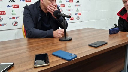 Scott Lindsey admits 'flat' Crawley 'got away with one' against Harrogate