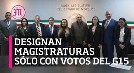 Bajo señalamientos, nombran a 10 magistrados para TSJ Morelos