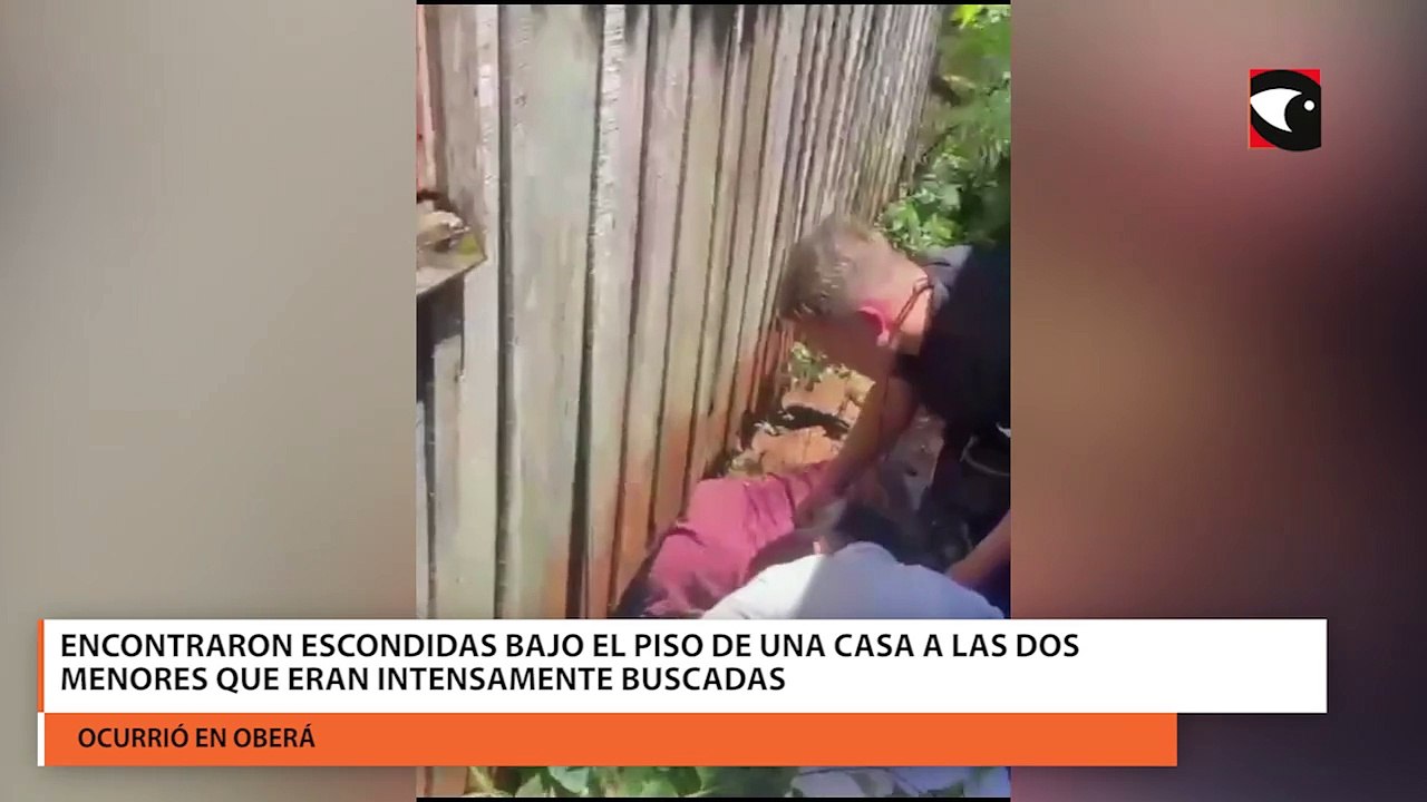 Encontraron escondidas bajo el piso de una casa a las dos hermanas menores que eran intensamente buscadas
