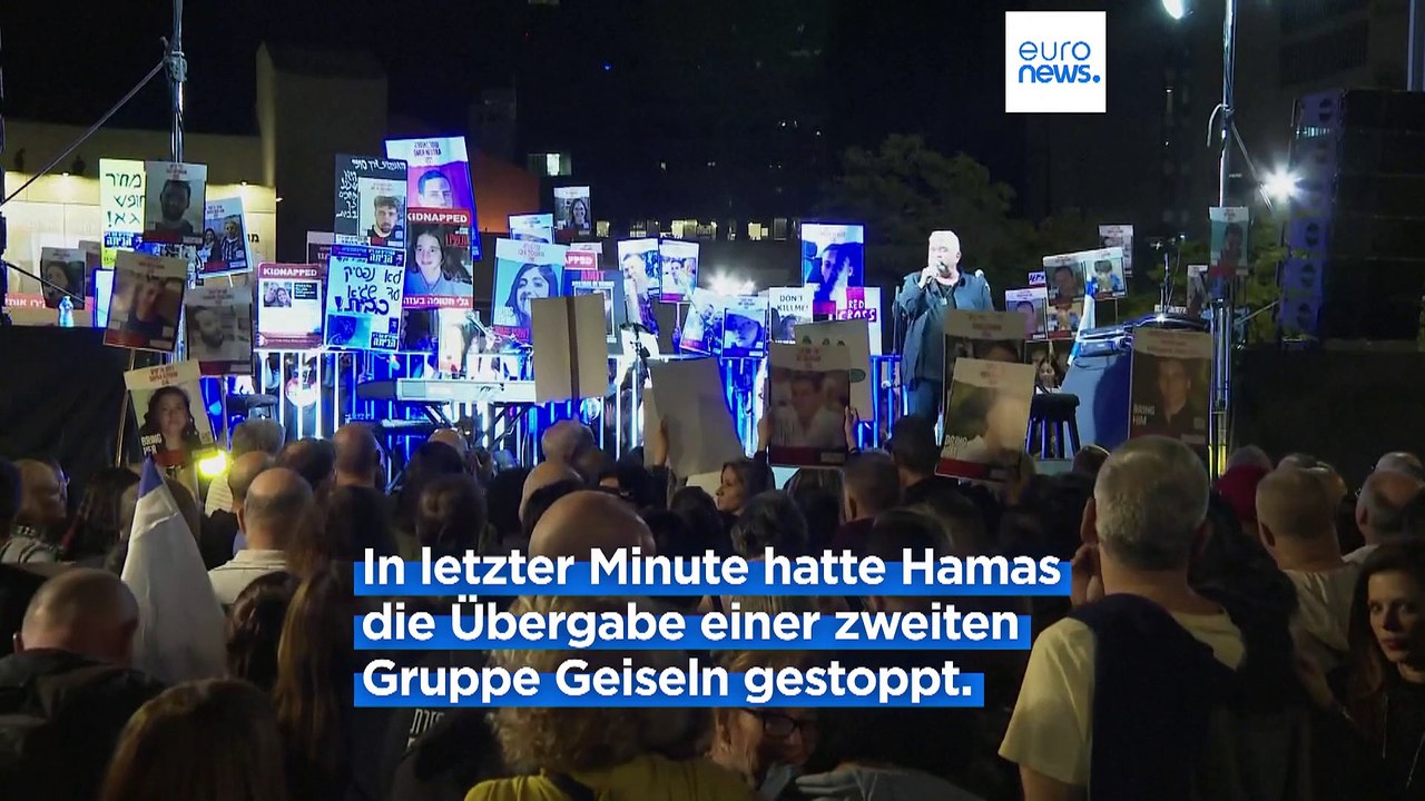 Katar: 20 Geiseln der Hamas werden freigelassen
