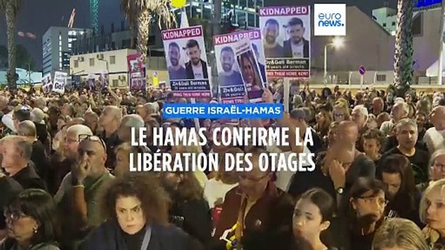 13 otages israéliens et 7 étrangers, ainsi que 39 prisonniers palestiniens, seront libérés ce soir