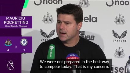 Download Video: 'Angry and disappointed' Pochettino calls Chelsea 'soft' after Newcastle defeat