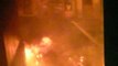Video Incendie voitures rue Dutot 75015 nuit  Part1 - incend