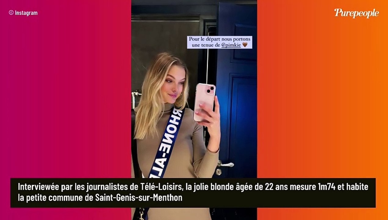 PORTRAIT Miss France 2024 : Qui est Alizée Bidaut, Miss Rhône-Alpes 2023, qui pourrait succéder à Sylvie Tellier ?