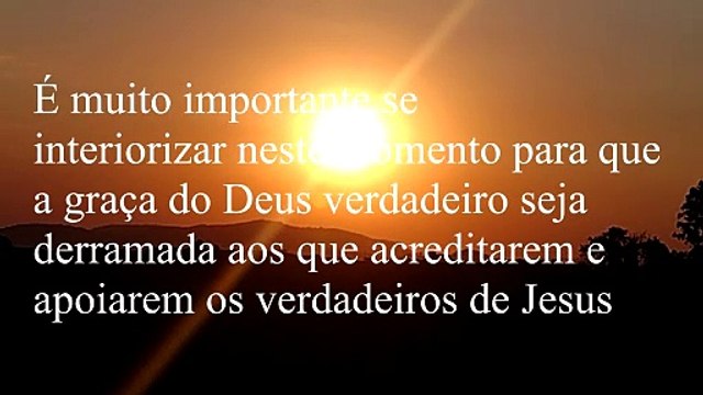 Jacinttu mensagem importante aos escolhidos de Jesus