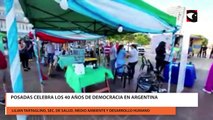Posadas celebra los 40 años de Democracia en Argentina