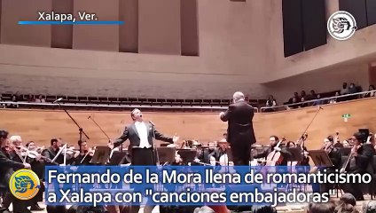 Fernando de la Mora llena de romanticismo a Xalapa con "canciones embajadoras"