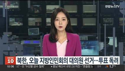 북한, 오늘 지방인민회의 대의원 선거…투표 독려