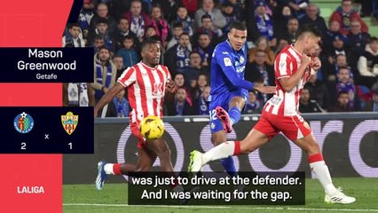 Greenwood 'very happy' after scoring screamer for Getafe