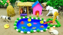 DIY farm diorama with mini house for cow, pig - mini aquarium diy - WATER PUMP ideas #7 - @DiyFarm