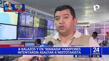 Chorrillos: delincuentes atacan a balazos a mototaxista y pasajeros