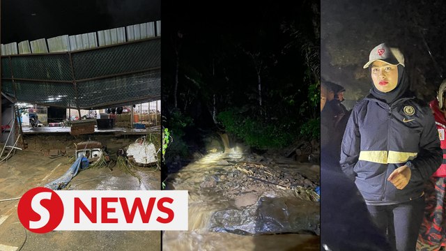 Bukit Tinggi hit by flash flood, road closure in Janda Baik