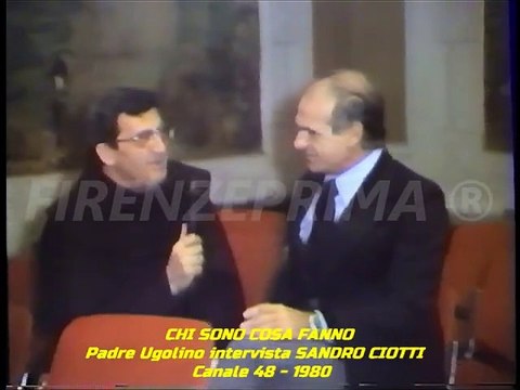 Chi sono cosa fanno, Padre Ugolino intervista Sandro Ciotti - Canale 48 - 1980
