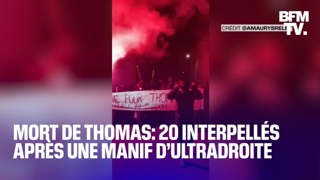 Mort de Thomas: 20 personnes interpellées et un blessé grave après une manifestation d’ultradroite à Romans-sur-Isère