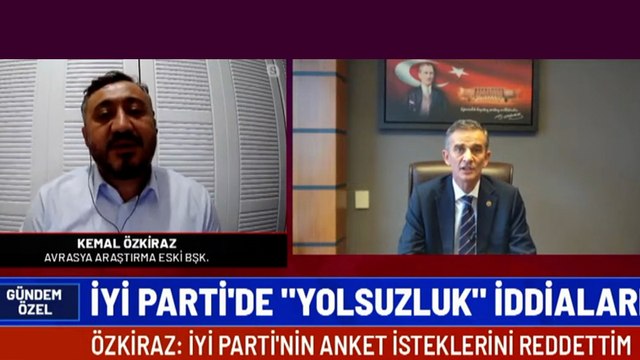 Araştırma şirketinin eski başkanından çarpıcı iddia! Kemal Özkiraz: Anketlerde İYİ Parti’yi yüksek göstermem için Ümit Dikbayır para teklif etti