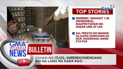 Bentahan ng itlog, inirerekomendang gawin na lang na kada kilo | GMA Integrated News Bulletin