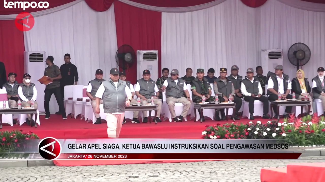Apel Siaga Kampanye Pemilu 2024, Bawaslu Awasi dan Laporkan Media Sosial