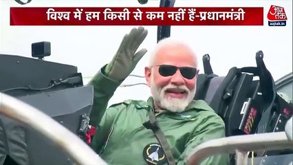 VIDEO: PM Modi takes sortie in fighter jet 'Tejas'