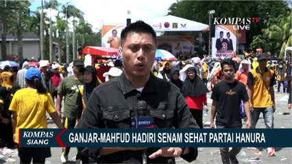 Ikut Senam Sehat, Ini Sejumlah Agenda Paslon Ganjar-Mahfud di Pontianak